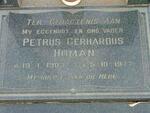 HUMAN Petrus Gerhardus 1903-1977