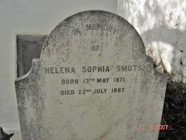 SMUTS Helena Sophia 1871-1887