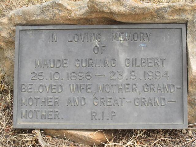 GILBERT Maude Gurling 1896-1994