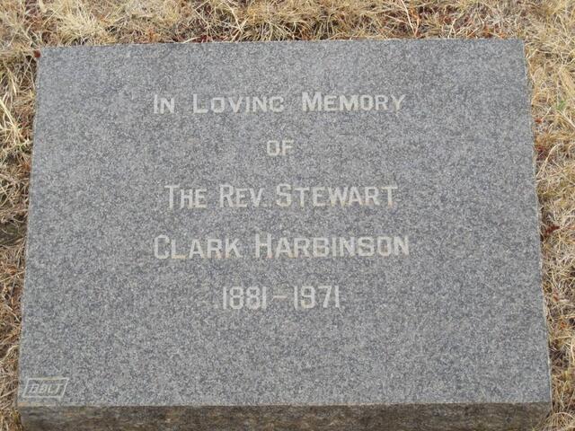 HARBINSON Stewart Clark 1881-1971