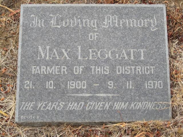 LEGGATT Max 1900-1970
