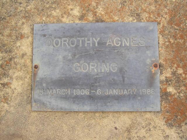 GORING Dorothy Agnes 1906-1988