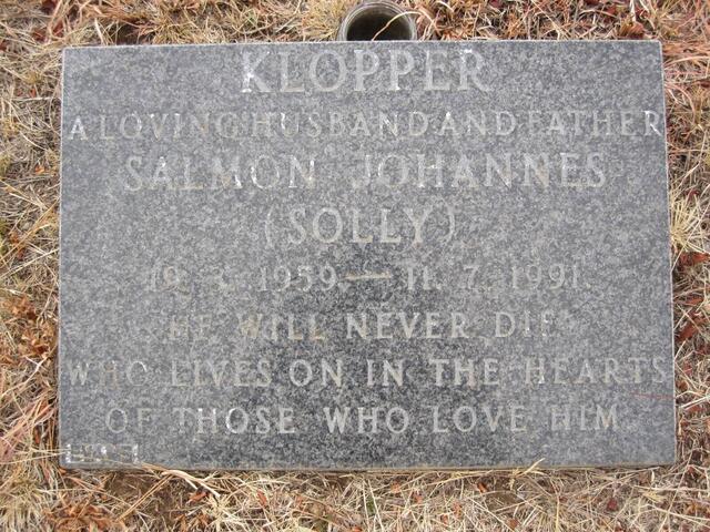 KLOPPER Salmon Johannes 1959-1991