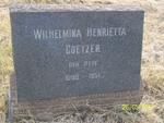 COETZER Wilhelmina Henrietta nee OTTE 1888-1951