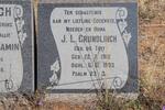 GRUNDLINGH J.L. nee DU TOIT 1912-1973