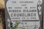 GRUNDLINGH Hendrik Benjamin 1906-