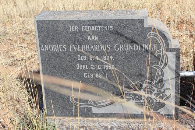 GRUNDLINGH Andries Everhardus 1874-1966
