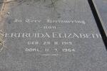 GROTIUS Gertruida Elizabeth 1919-1964