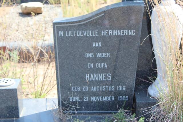 ? Hannes 1916-1989