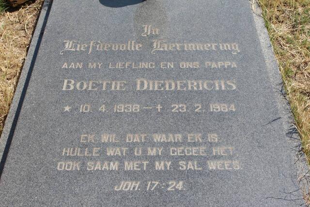 DIEDERICHS Boetie 1938-1984