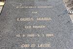 BEER Louisa Maria, de nee KRUGER 1905-1960