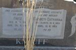 KNAUFF Fritz 1911-199? & Elizabeth Catharina CLOETE 1920-1969