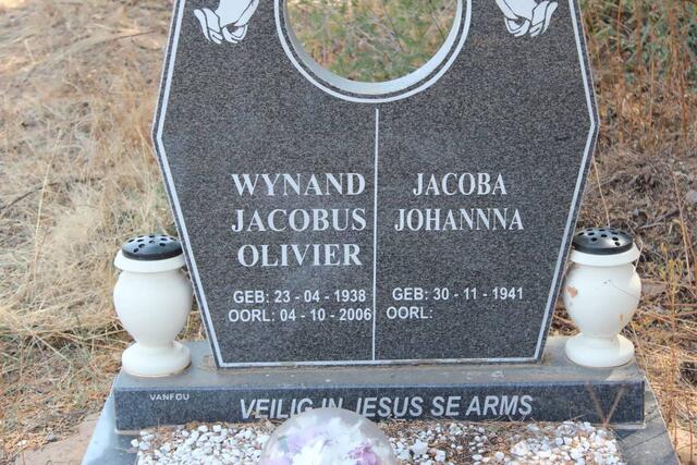 OLIVIER Wynand Jacobus 1938-2006 & Jacoba Johanna 1941-