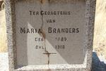 BRANDERS Maria 1889-1918