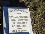 WESSELS Cecilia nee VORSTER 1905-1930