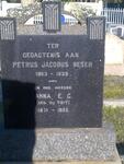 NESER Petrus Jacobus 1863-1939 & Anna E.C. DU TOIT 1871-1955