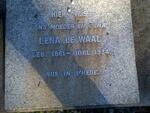 WAAL Lena, de 1861-1934