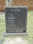 MERWE Johannes Petrus, van der 1910-1972