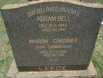 LEECE Abram Bell -1944 & Marion Gardiner CUNNINGHAM -1946