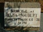 JOUBERT baba 1936-1936