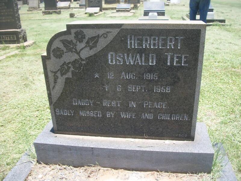 TEE Herbert Oswald 1915-1958