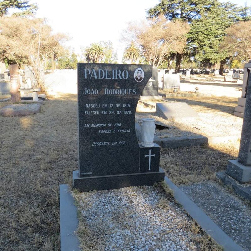 PADEIRO Joao Rodriques 1915-1978