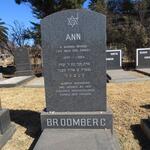 BROOMBERG Ann 1907-1994