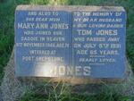 JONES Tom -1931 & Mary Ann -1946