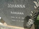 STADEN Johanna Adriana, van 1901-1985
