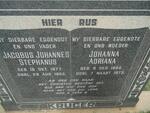 KRUGER Jacobus Johannes Stephanus 1877-1965 & Johanna Adriana 1885-1973