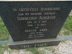 TOIT Cornelius Albertus, du 1891-1967 & Hester Anna KRIGE 1890-1972
