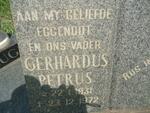 KRUGER Gerhardus Petrus 1931-1972