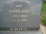 KRIEL Joseph 1920-1968