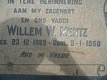 MENTZ Willem W. 1889-1960