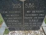 ROUX Hans, le 1909-1981 & Abrama 1918-1970