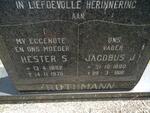 ROTHMANN Jacobus J. 1890-1981 & Hester S. 1892-1970