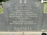 RUSSELL Samuel 1864-1959 & Anne Conn McGLASHAN 1877-1952