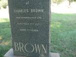 BROWN Charles -1927