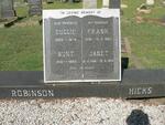 ROBINSON Duggie 1909-1974 & Bunt 1910-1982 :: HICKS Frank 1899-1983 & Janet 1906-1984