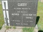 CUDDY Alfred -1932 & Elizabeth -1972
