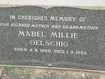 OELSCHIG Mabel Millie 1880-1965