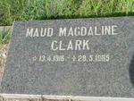 CLARK Maud Magdaline 1916-1965