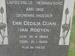 GUNN Enn Cecilia nee VAN ROOYEN 1895-1969