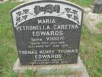 EDWARDS Thomas Henry Thomas 1911-1970 & Maria Petronella Caretha VISSER 1916-1956