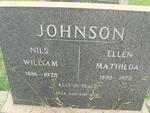 JOHNSON Nils William 1886-1975 & Ellen Mathilda 1892-1972