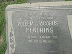 HENDRIKS Willem Jacobus 1910-1972
