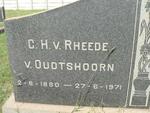 OUDTSHOORN C.H., v. Rheede v. 1880-1971