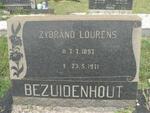 BEZUIDENHOUT Zybrand Lourens 1897-1971