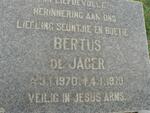 JAGER Bertus, de 1970-1970