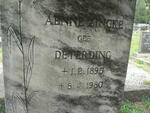 ZINCKE Aenne nee DETERDING 1895-1980